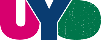 Uyo Digital Multicolor Logo